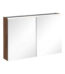 VitrA Core Dolaplı Ayna, 100 cm, Aydınlatmalı, Ceviz - 67630 - Banyo Üst Modülleri