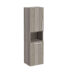 VitrA Root Flat Boy Dolabı, 40 cm, İki Kapaklı, Kısa, Çamaşır Sepetli, Cordoba, Sol - 68009 - Boy Dolaplar