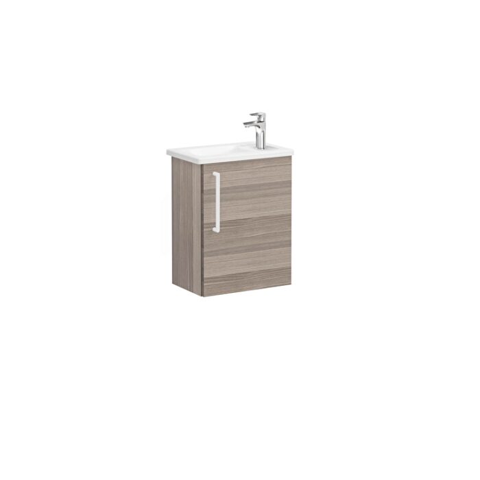 VitrA Root Flat Lavabo Dolabı, 45 cm, Bir Kapaklı, Dar, Köşeli Lavabo, Cordoba, Sağ - 68065 - Banyo Alt Modülleri - 1