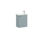 VitrA Root Classic Lavabo Dolabı, 45 cm, Bir Kapaklı, Dar, Köşeli Lavabo, Mat Fiyord Yeşili, Sağ - 68613 - Banyo Alt Modülleri - 1