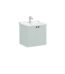 VitrA Root Classic Lavabo Dolabı, 60 cm, İki Kapaklı, Klasik Lavabo, Mat Retro Yeşil - 68707 - Banyo Alt Modülleri