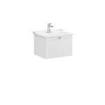 VitrA Root Classic Lavabo Dolabı, 60 cm, Bir Çekmeceli, Klasik Lavabo, Mat Açık Gri - Görsel 3