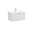 VitrA Root Classic Lavabo Dolabı, 80 cm, Bir Çekmeceli, Klasik Lavabo, Mat Açık Gri - 68807 - Banyo Alt Modülleri