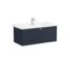 VitrA Root Classic Lavabo Dolabı, 100 cm, Bir Çekmeceli, Klasik Lavabo, Mat Lacivert - 68832 - Banyo Alt Modülleri