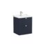 Banyocu | Banyocu.com.tr VitrA Root Classic Lavabo Dolabı, 60 cm, İki Çekmeceli, Klasik Lavabo, Mat Lacivert - 68853 - Banyo Alt Modülleri
