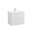 VitrA Root Classic Lavabo Dolabı, 80 cm, İki Çekmeceli, Klasik Lavabo, Mat Açık Gri - 68870 - Banyo Alt Modülleri