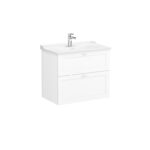 VitrA Root Classic Lavabo Dolabı, 80 cm, İki Çekmeceli, Klasik Lavabo, Mat Beyaz - 68869 - Banyo Alt Modülleri - 2