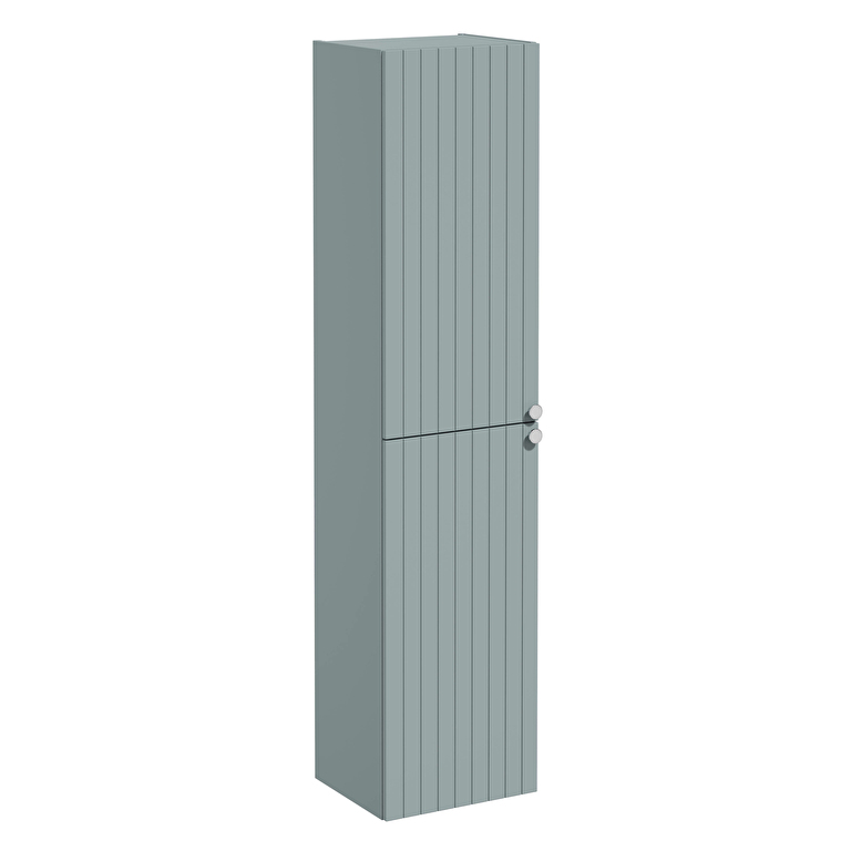 VitrA Root Groove Boy Dolabı, 40 cm, İki Kapaklı, Mat Fiyord Yeşili - 69089 - Boy Dolaplar