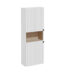 Vitra Root Groove Boy Dolabı, 55 cm, İki Kapaklı, Dar, Kısa, Mat Açık Gri - 69108 - Boy Dolaplar