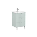 VitrA Root Flat Ayak, 13 cm, 2 Adet, Krom - Görsel 7