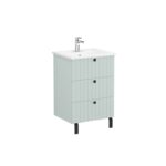 VitrA Root Flat Ayak, 13 cm, 2 Adet, Mat Siyah - Görsel 7
