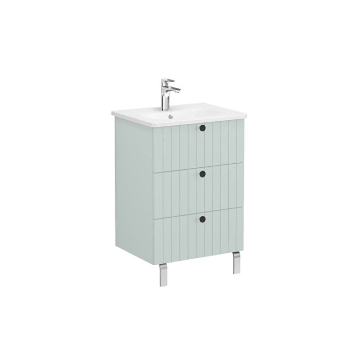 VitrA Root Flat Ayak, 13 cm, 2 Adet, Krom - Görsel 3