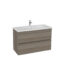 VitrA Mia Plus Square Lavabo Dolabı, 100 cm, İki Çekmeceli, Cordoba - 69804 - Banyo Alt Modülleri