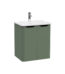 VitrA Integra Round Lavabo Dolabı, 60 cm, İki Kapaklı, Mat Yeşil - 69848 - Banyo Alt Modülleri