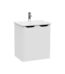 VitrA Integra Round Lavabo Dolabı, 60 cm, İki Kapaklı, Mat Açık Gri - 69849 - Banyo Alt Modülleri