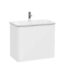VitrA Integra Round Lavabo Dolabı, 80 cm, İki Kapaklı, Parlak Beyaz - 69852 - Banyo Alt Modülleri