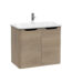 Banyocu | Banyocu.com.tr VitrA Integra Round Lavabo Dolabı, 80 cm, İki Kapaklı, Altın Meşe - 69855 - Banyo Alt Modülleri