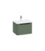 VitrA Integra Round Lavabo Dolabı, 60 cm, Bir Çekmeceli, Mat Yeşil - 69902 - Banyo Alt Modülleri