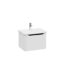 VitrA Integra Round Lavabo Dolabı, 60 cm, Bir Çekmeceli, Mat Açık Gri - 69903 - Banyo Alt Modülleri