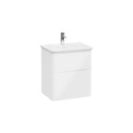 VitrA Integra Round Lavabo Dolabı, 60 cm, İki Çekmeceli , Parlak Beyaz - 69969 - Banyo Alt Modülleri