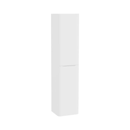 VitrA Integra Round Boy Dolabı, 40 cm, İki Kapaklı, Mat Beyaz, Sol