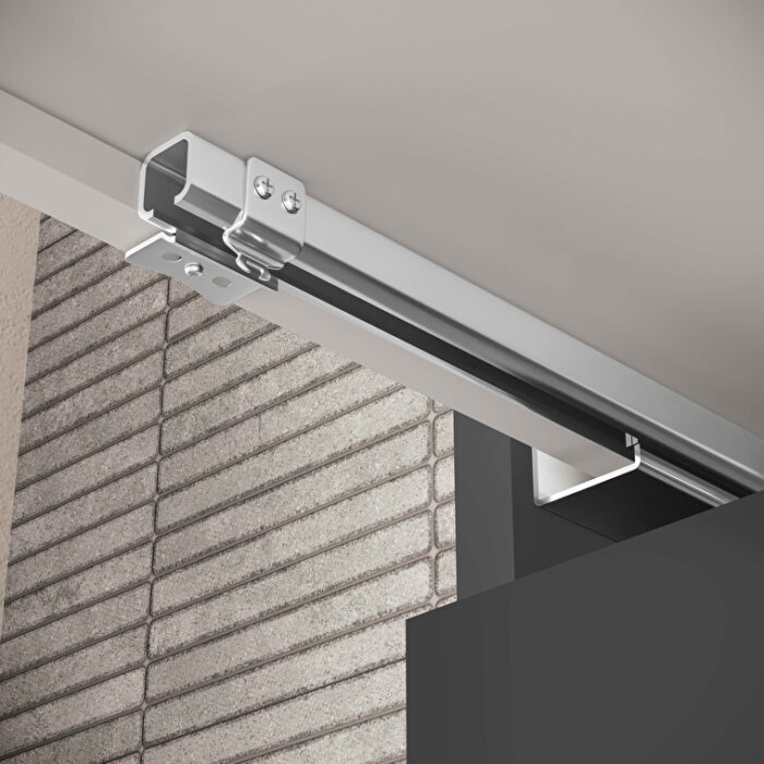 VitrA Mia Banyo Dolabı Seti, 60 cm, İki Çekmeceli, Lavabo Dolabı, Aydınlatmalı Düz Ayna, Parlak Antrasit - Görsel 11