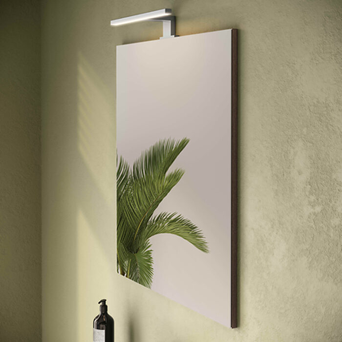 VitrA Mia Banyo Dolabı Seti, 60 cm, İki Çekmeceli, Lavabo Dolabı, Aydınlatmalı Düz Ayna, Cordoba - Görsel 12