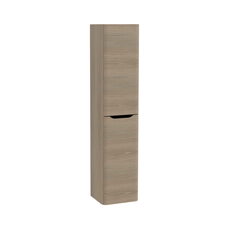 VitrA Integra Round Boy Dolabı, 40 cm, İki Kapaklı, Altın Meşe, Sağ - 80003 - Boy Dolaplar