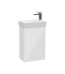 VitrA Integra Square Lavabo Dolabı, 45 cm, Bir Kapaklı, Dar, Parlak Beyaz, Sağ - 80066 - Banyo Alt Modülleri