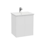 VitrA Integra Square Lavabo Dolabı, 60 cm, İki Kapaklı, Mat Beyaz - Görsel 3