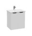 VitrA Integra Square Lavabo Dolabı, 60 cm, İki Kapaklı, Mat Açık Gri - 80081 - Banyo Alt Modülleri