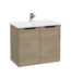 VitrA Integra Square Lavabo Dolabı, 80 cm, İki Kapaklı, Altın Meşe - 80087 - Banyo Alt Modülleri
