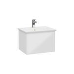 VitrA Integra Square Lavabo Dolabı, 60 cm, Bir Çekmeceli, Parlak Beyaz - 80129 - Banyo Alt Modülleri - 1