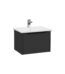 VitrA Integra Square Lavabo Dolabı, 60 cm, Bir Çekmeceli, Mat Grafit - 80131 - Banyo Alt Modülleri