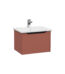 VitrA Integra Square Lavabo Dolabı, 60 cm, Bir Çekmeceli, Mat Kırmızı - 80133 - Banyo Alt Modülleri