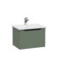 VitrA Integra Square Lavabo Dolabı, 60 cm, Bir Çekmeceli, Mat Yeşil - 80134 - Banyo Alt Modülleri