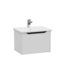 VitrA Integra Square Lavabo Dolabı, 60 cm, Bir Çekmeceli, Mat Açık Gri - 80135 - Banyo Alt Modülleri