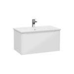 VitrA Integra Square Lavabo Dolabı, 80 cm, Bir Çekmeceli, Parlak Beyaz - 80138 - Banyo Alt Modülleri - 2