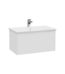 Banyocu | Banyocu.com.tr VitrA Integra Square Lavabo Dolabı, 80 cm, Bir Çekmeceli, Mat Beyaz - 80139 - Banyo Alt Modülleri
