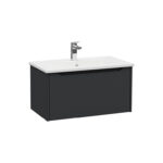 VitrA Integra Square Lavabo Dolabı, 80 cm, Bir Çekmeceli, Mat Grafit - 80140 - Banyo Alt Modülleri - 2