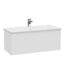 VitrA Integra Square Lavabo Dolabı, 100 cm, Bir Çekmeceli, Mat Beyaz - 80148 - Banyo Alt Modülleri