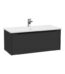 VitrA Integra Square Lavabo Dolabı, 100 cm, Bir Çekmeceli, Mat Grafit - 80149 - Banyo Alt Modülleri
