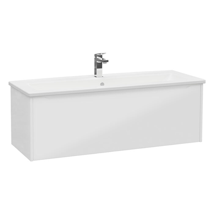 80156-2.jpg VitrA Integra Square Lavabo Dolabı, 120 cm, Bir Çekmeceli, Parlak Beyaz - 80156 - Banyo Alt Modülleri - 1