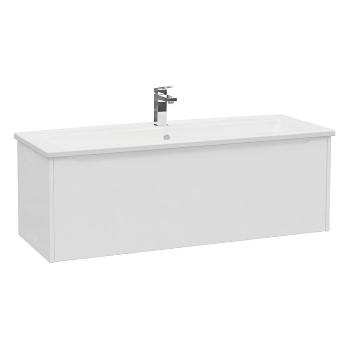 VitrA Integra Square Lavabo Dolabı, 120 cm, Bir Çekmeceli, Mat Beyaz - Görsel 2