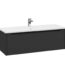 VitrA Integra Square Lavabo Dolabı, 120 cm, Bir Çekmeceli, Mat Grafit - 80158 - Banyo Alt Modülleri