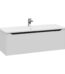 VitrA Integra Square Lavabo Dolabı, 120 cm, Bir Çekmeceli, Mat Açık Gri - 80162 - Banyo Alt Modülleri