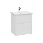 VitrA Integra Square Lavabo Dolabı, 60 cm, İki Çekmeceli , Mat Beyaz - 80202 - Banyo Alt Modülleri