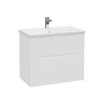 VitrA Integra Square Lavabo Dolabı, 80 cm, İki Çekmeceli , Mat Beyaz - 80211 - Banyo Alt Modülleri - 1