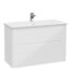 VitrA Integra Square Lavabo Dolabı, 100 cm, İki Çekmeceli , Parlak Beyaz - 80219 - Banyo Alt Modülleri