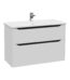 VitrA Integra Square Lavabo Dolabı, 100 cm, İki Çekmeceli , Mat Açık Gri - 80225 - Banyo Alt Modülleri